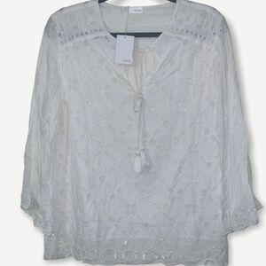 Ecru Mirren Blouse 3060WT Small/us4 $176 NWT